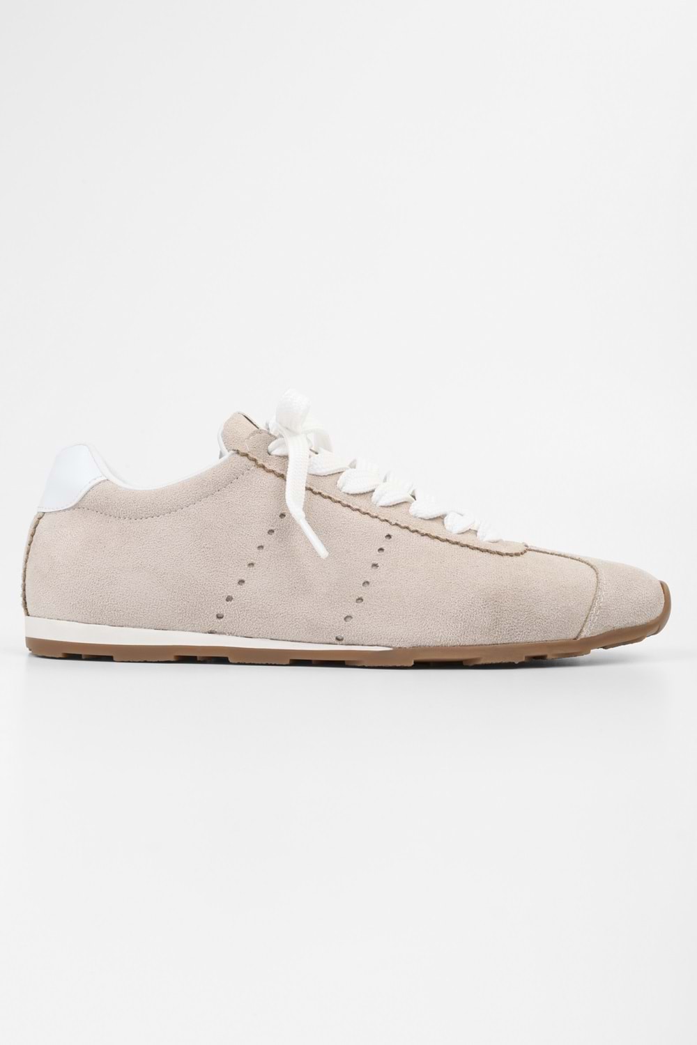 Kadın Taren Ten Süet Sneaker