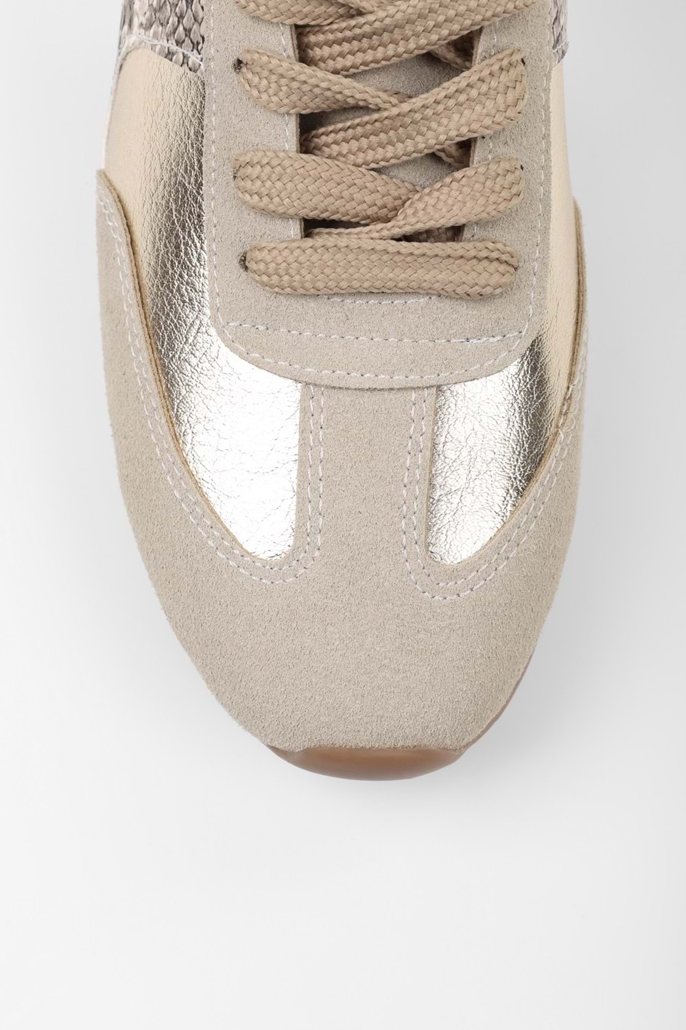 Kadın Rylen Altın Parlak Sneaker