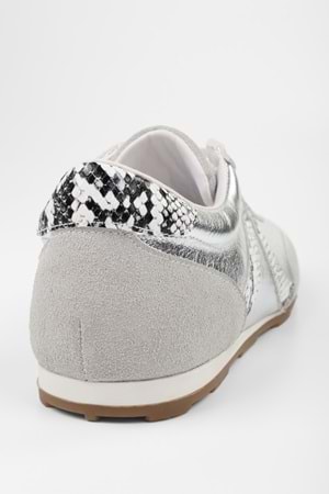 Kadın Rylen Gümüş Parlak Sneaker