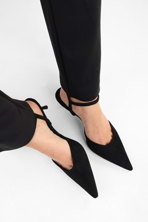 Kadın Raphael Siyah Süet Stiletto