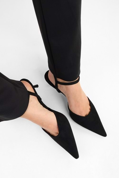 Kadın Raphael Siyah Süet Stiletto