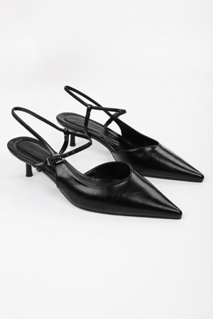 Kadın Lea Siyah Parlak Stiletto
