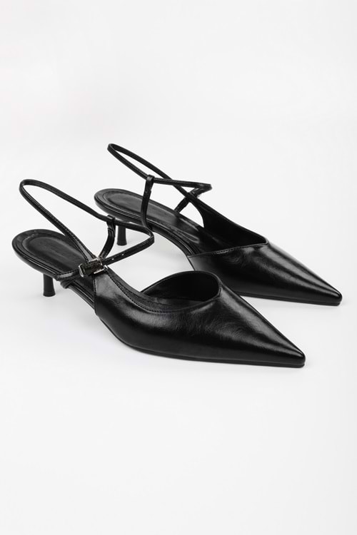 Kadın Lea Siyah Parlak Stiletto