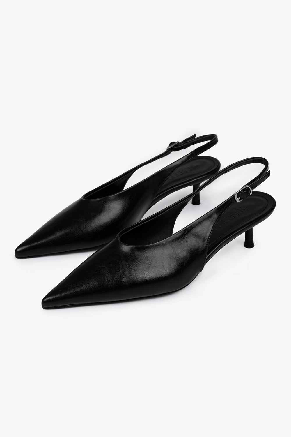 Kadın Luna Siyah Cilt Stiletto