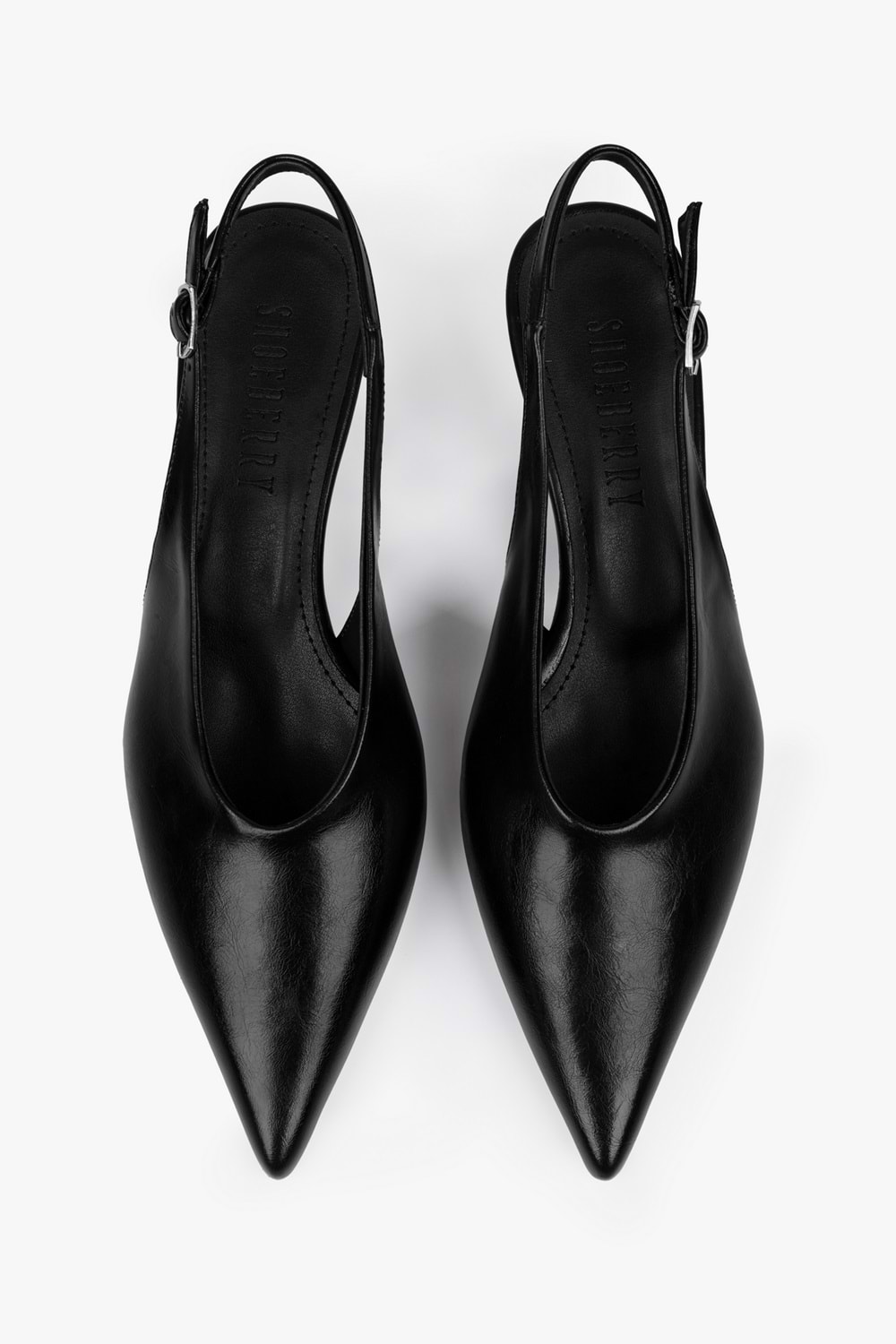 Kadın Luna Siyah Cilt Stiletto