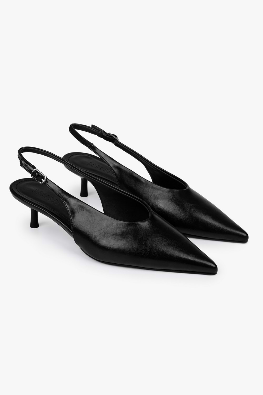 Kadın Luna Siyah Cilt Stiletto