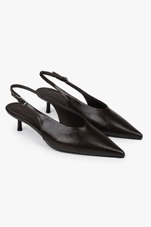 Kadın Luna Kahve Cilt Stiletto