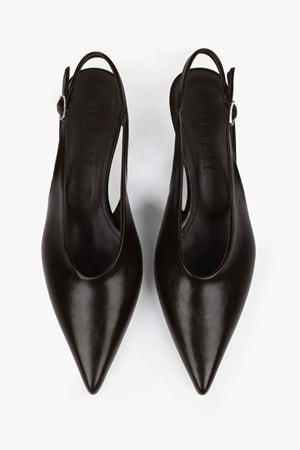 Kadın Luna Kahve Cilt Stiletto