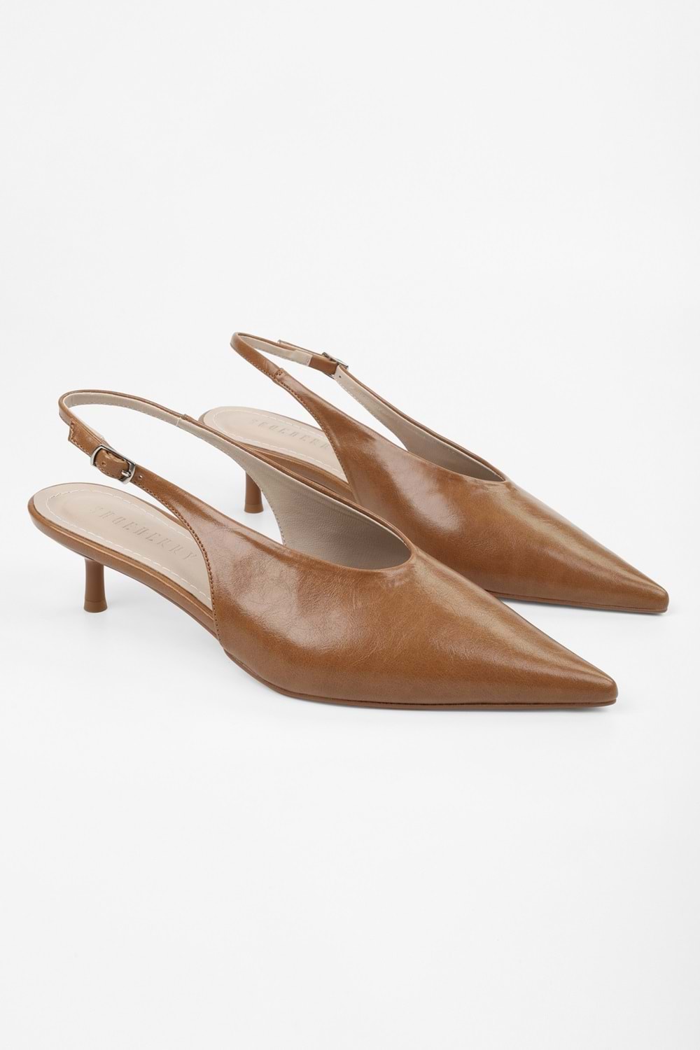 Kadın Luna Karamel Cilt Stiletto