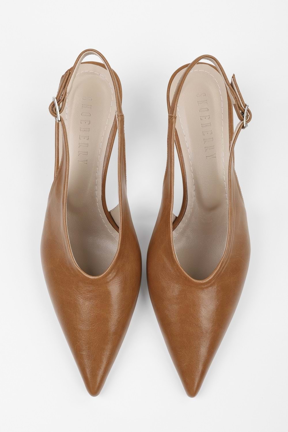 Kadın Luna Karamel Cilt Stiletto