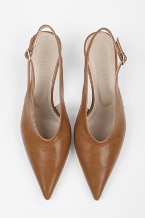 Kadın Luna Karamel Cilt Stiletto