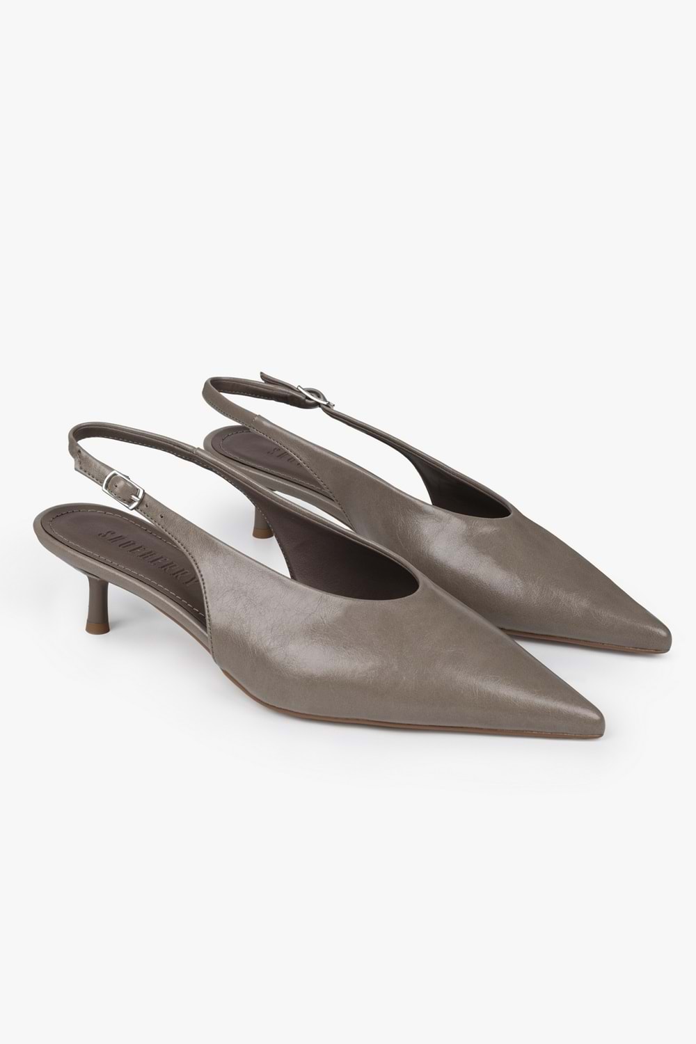 Kadın Luna Vizon Cilt Stiletto