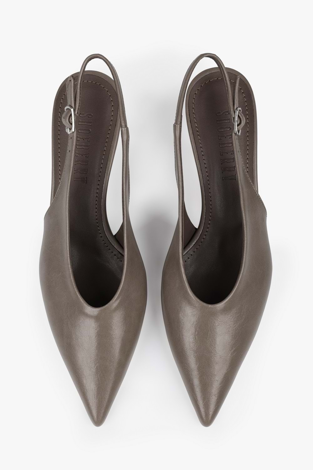 Kadın Luna Vizon Cilt Stiletto