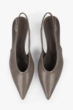 Kadın Luna Vizon Cilt Stiletto