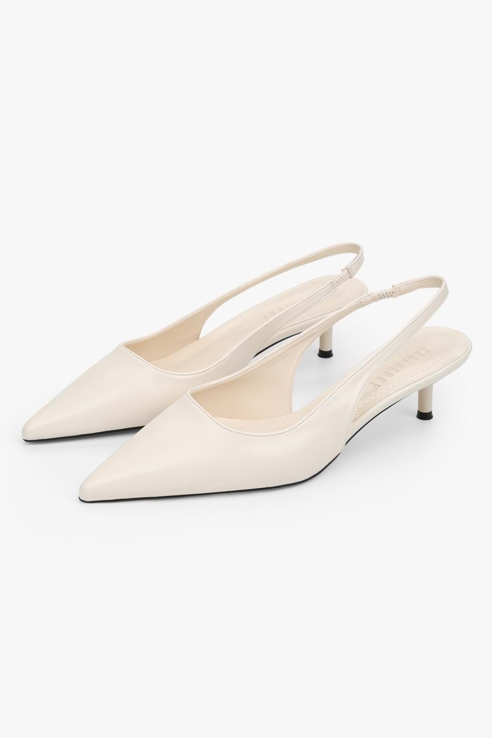 Kadın Kate Bej Cilt Mini Topuklu Stiletto
