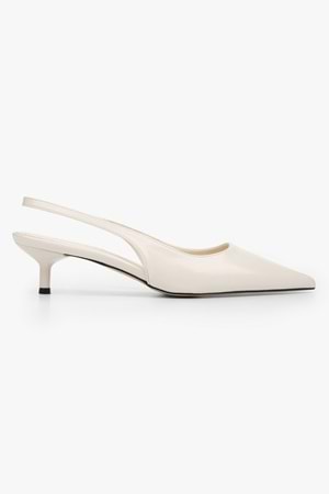 Kadın Kate Bej Cilt Mini Topuklu Stiletto