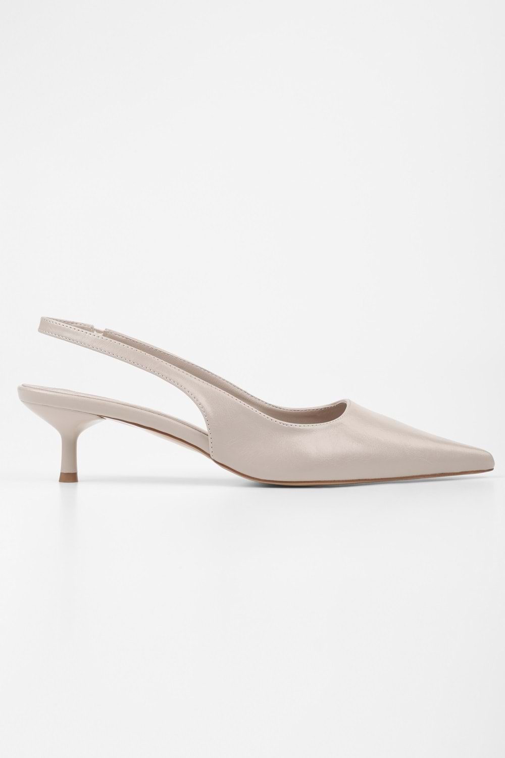 Kadın Kate Ekru Cilt Stiletto