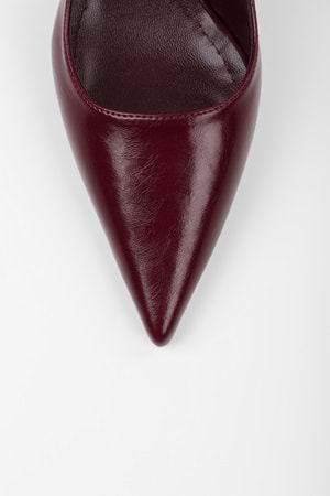 Kadın Kate Bordo Cilt Stiletto