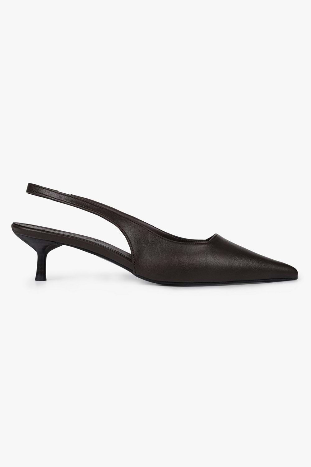 Kadın Kate Acı Kahve Cilt Stiletto