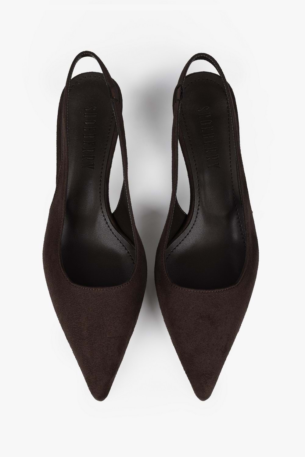 Kadın Kate Acı Kahve Süet Stiletto