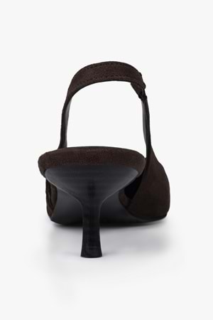 Kadın Kate Acı Kahve Süet Stiletto