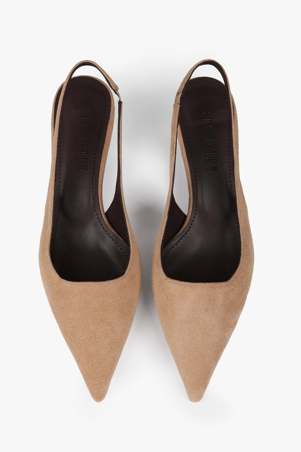 Kadın Kate Camel Süet Stiletto