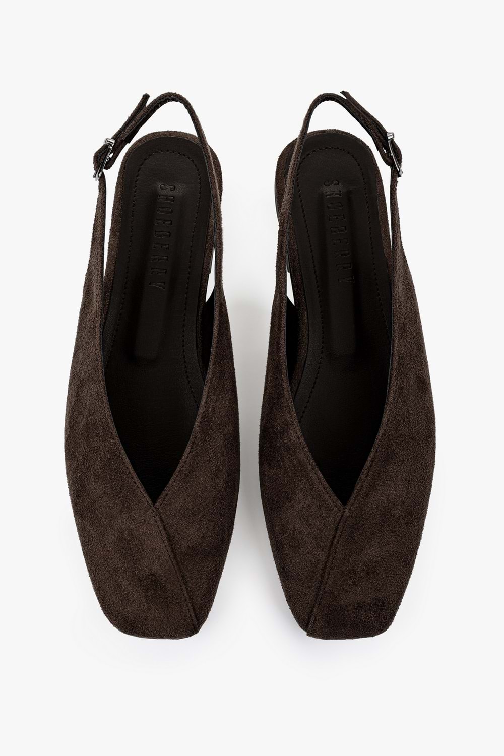 Kadın Noya Kahve Süet Babet