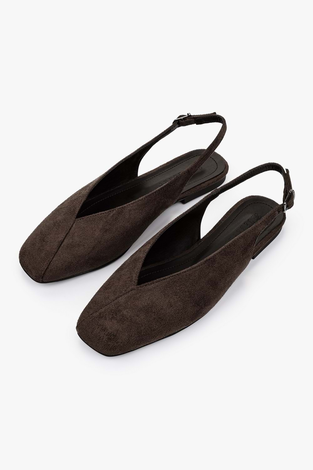 Kadın Noya Kahve Süet Babet