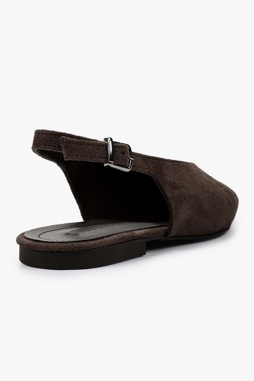 Kadın Noya Kahve Süet Babet