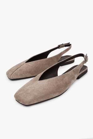 Kadın Noya Vizon Süet Babet