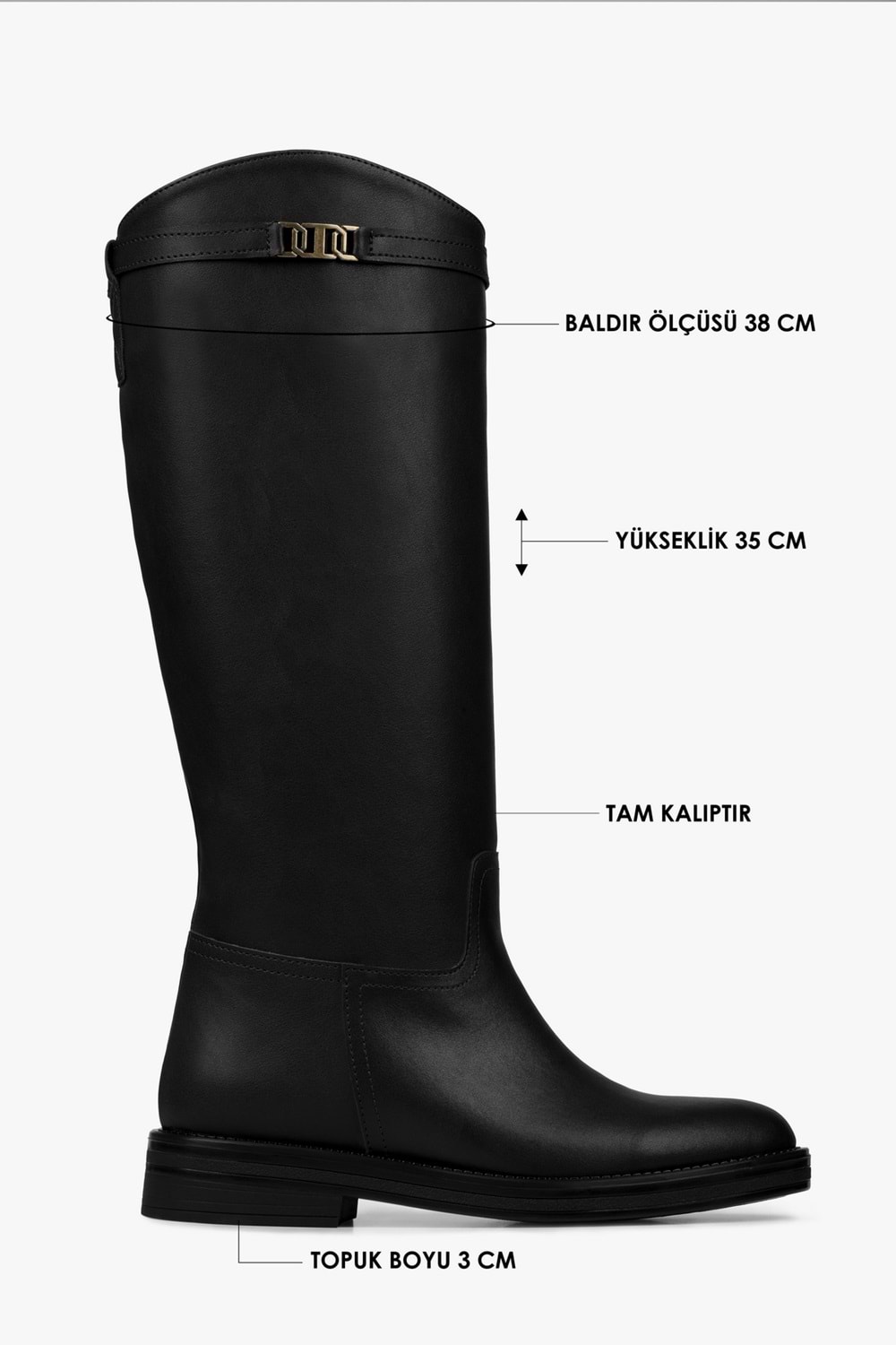 Kadın Valen Siyah Cilt Çizme