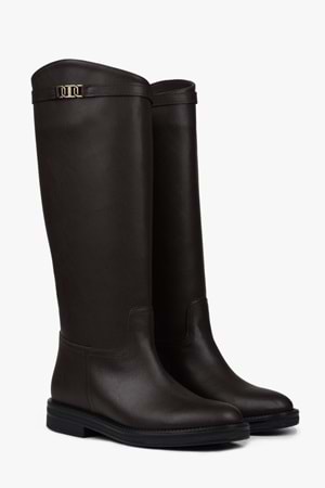 Kadın Valen Kahve Cilt Çizme