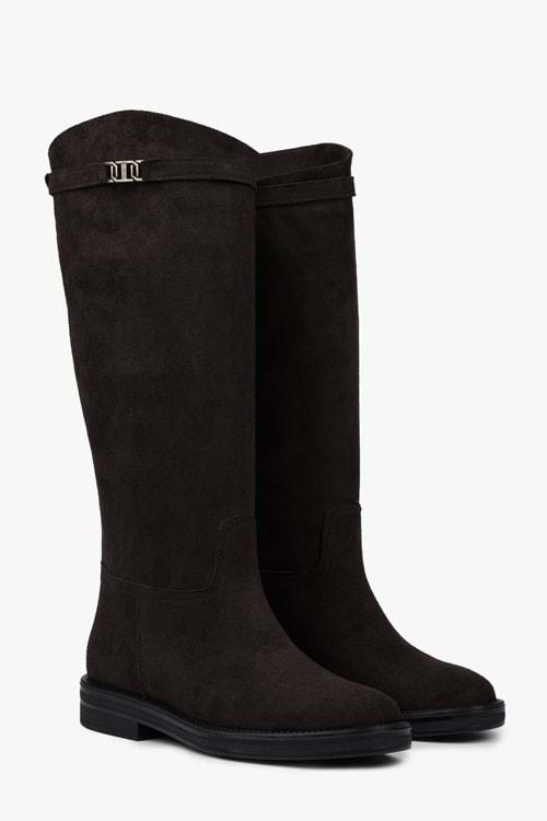 Kadın Valen Acı Kahve Süet Çizme