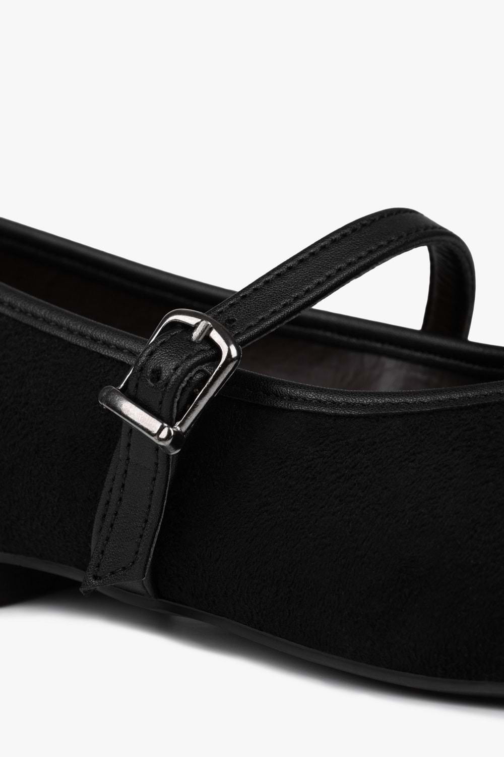 Kadın Lunel Siyah Süet Babet