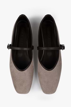 Kadın Lunel Vizon Süet Babet