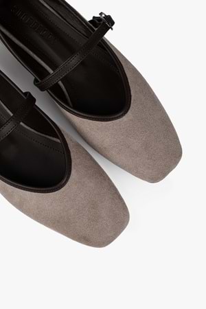 Kadın Lunel Vizon Süet Babet