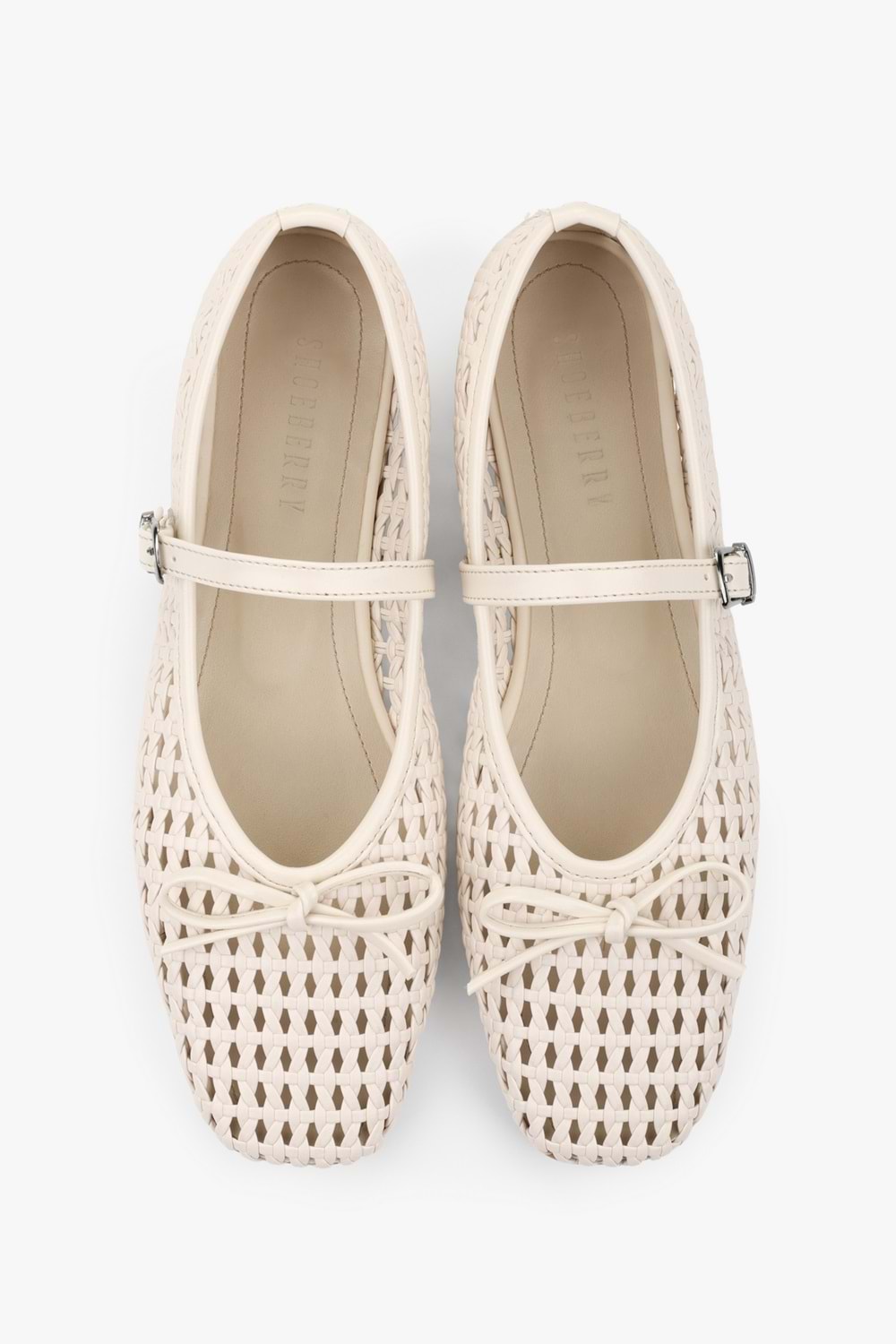 Kadın Alira Ekru Cilt Fiyonklu Örgü Babet