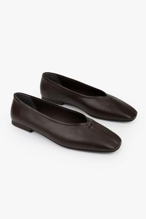 Kadın Levira Kahve Cilt Babet