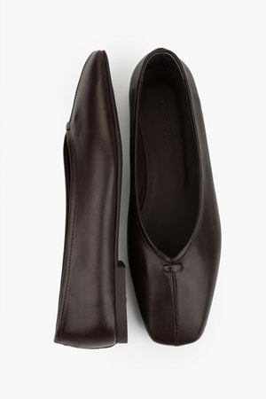 Kadın Levira Kahve Cilt Babet