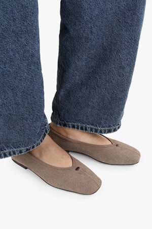 Kadın Levira Vizon Süet Babet