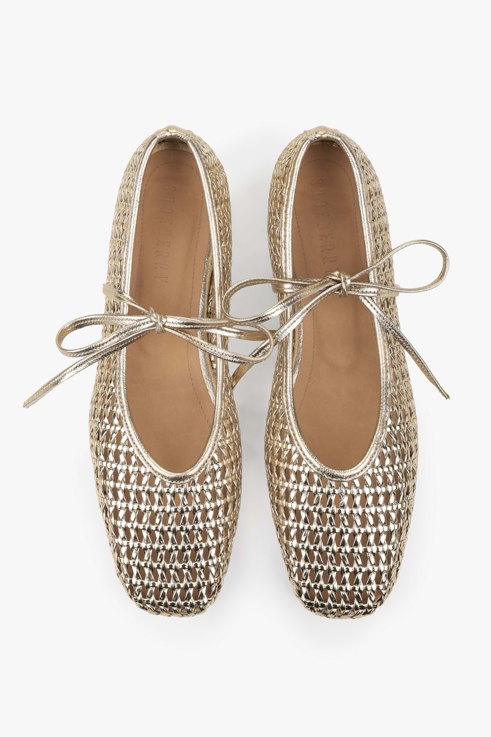 Kadın Naira Altın Cilt Örgü Babet