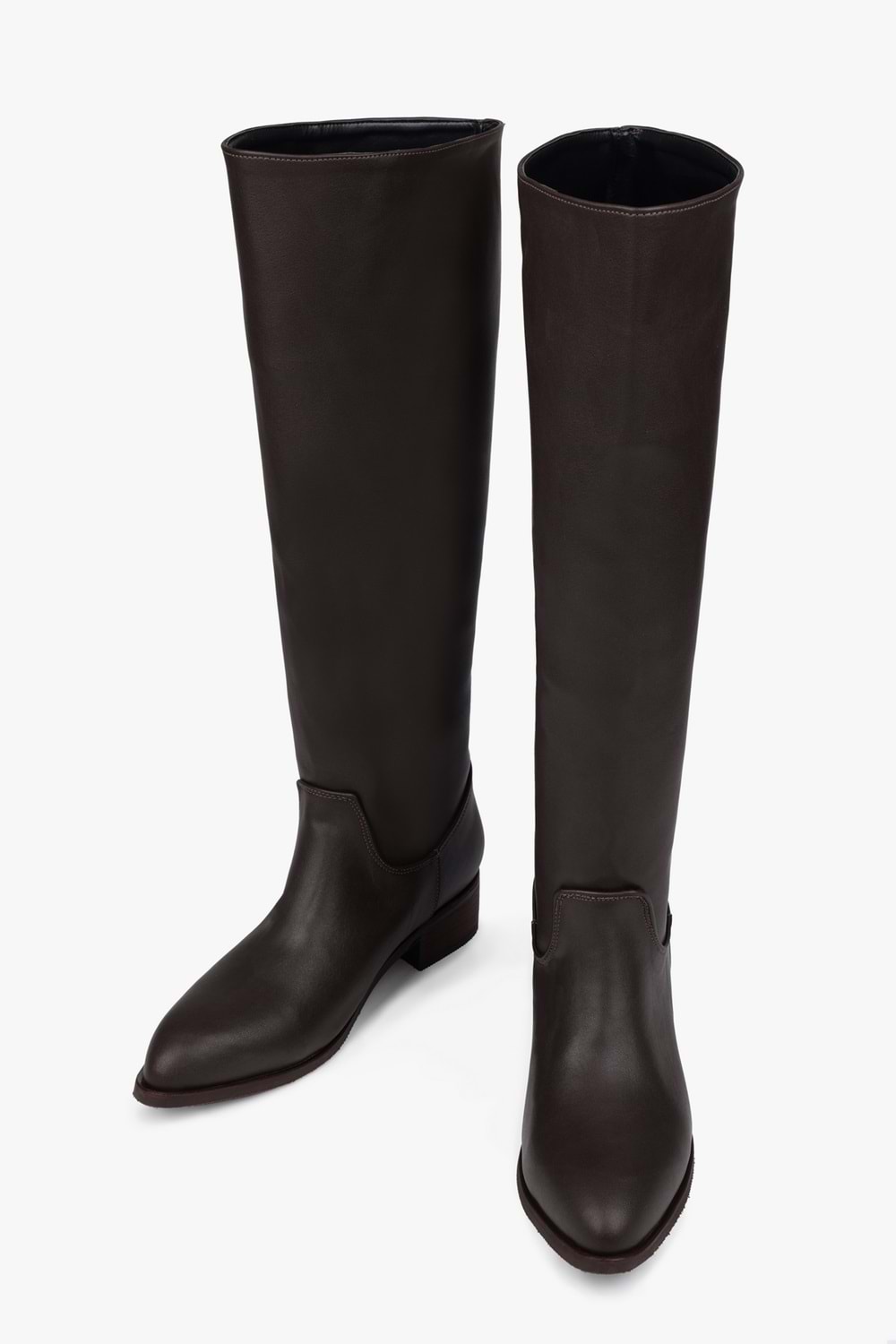 Kadın Erica Kahve Cilt Kovboy Çizme