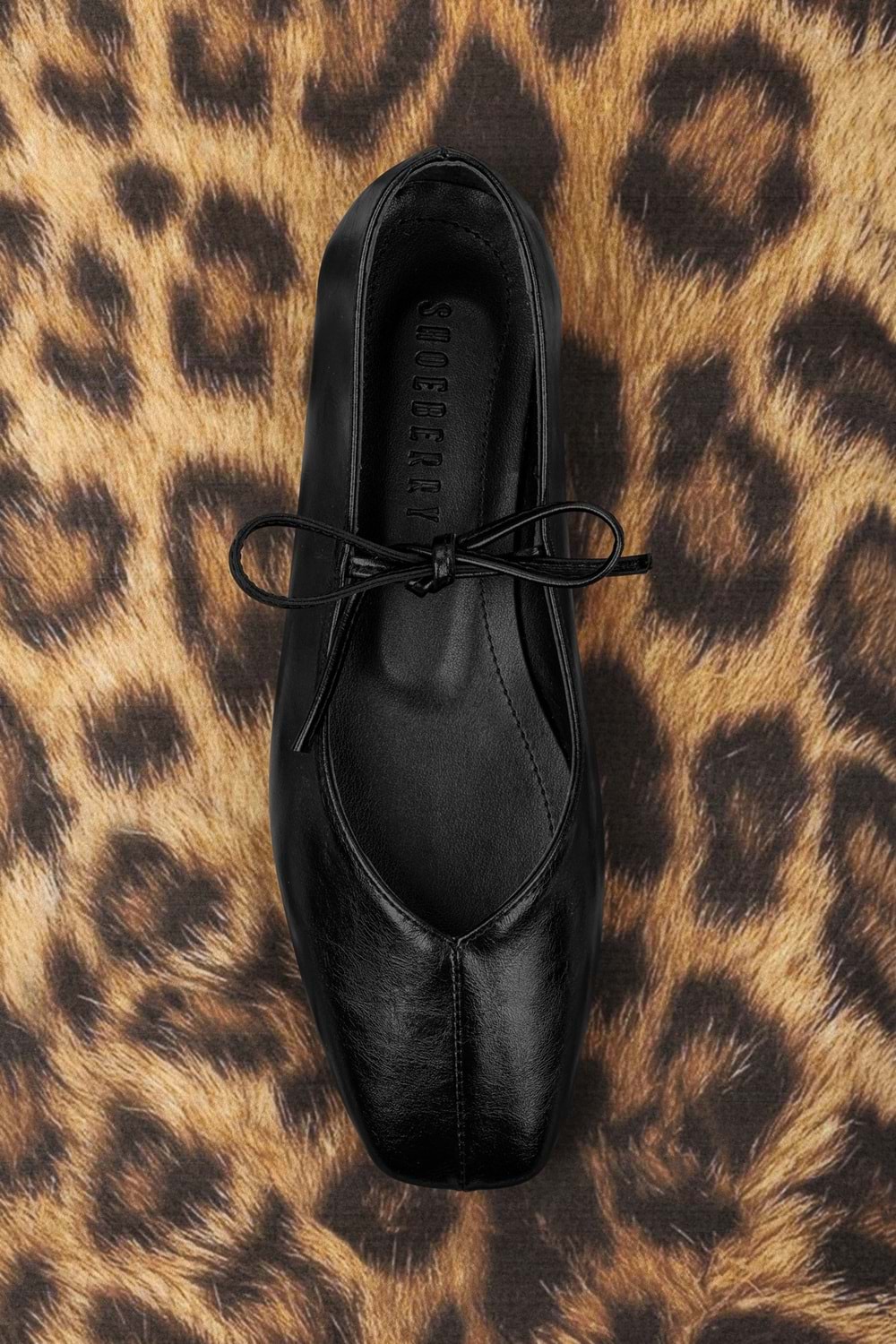 Kadın Noriel Siyah Cilt Bağlamalı Babet