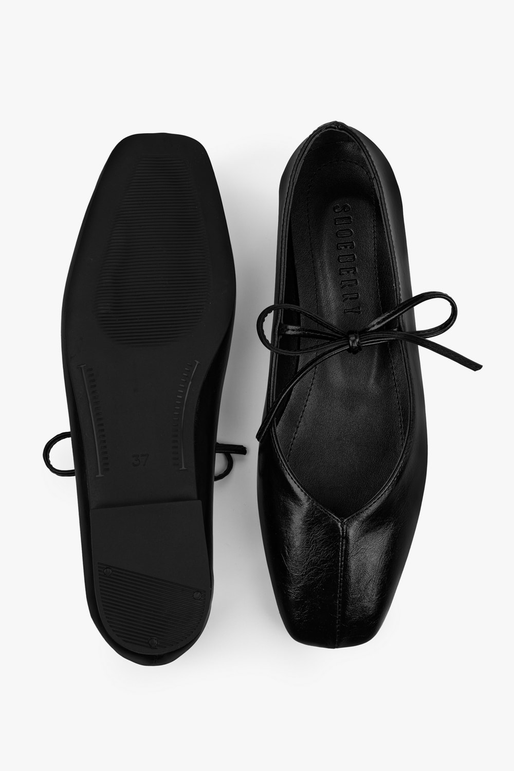 Kadın Noriel Siyah Cilt Bağlamalı Babet