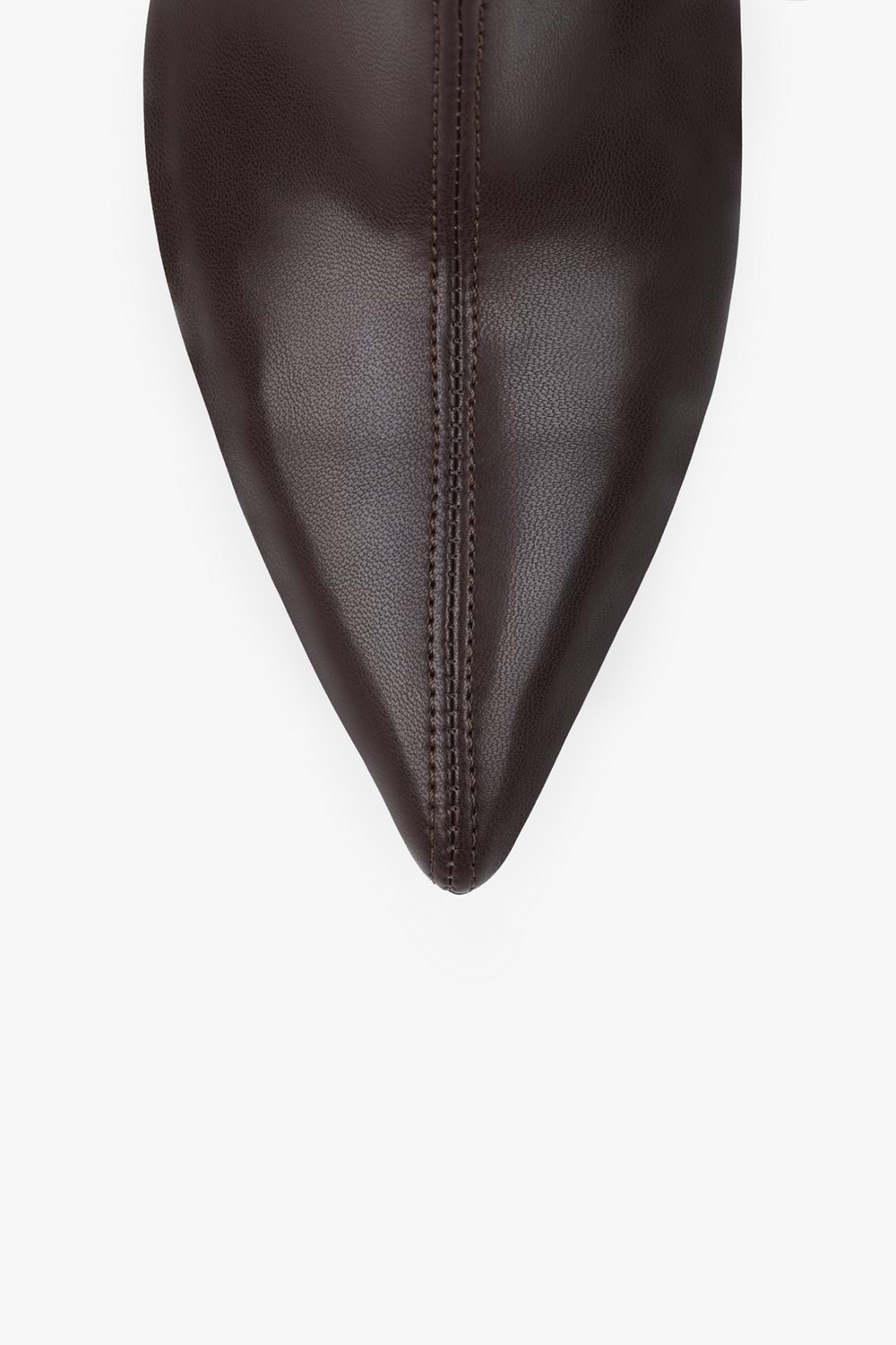 Kadın Glove Kahve Cilt Streç Topuklu Bot