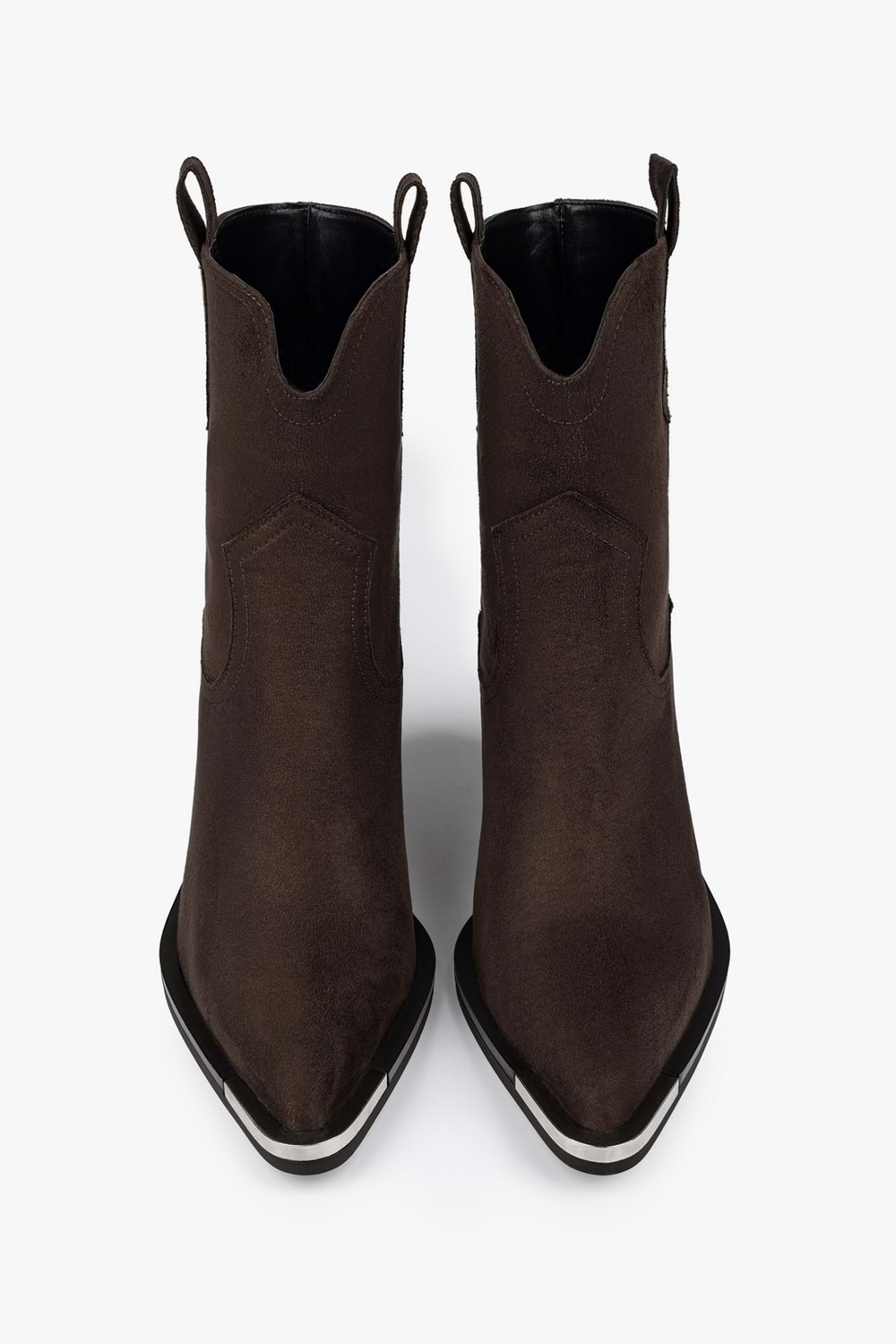 Kadın Bronc Acı Kahve Süet Kovboy Bot