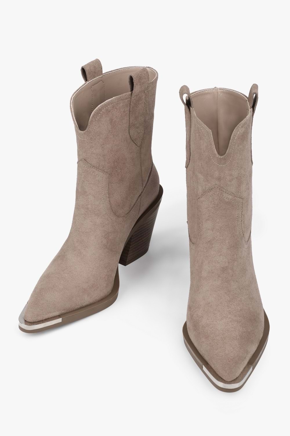 Kadın Bronc Vizon Süet Kovboy Bot