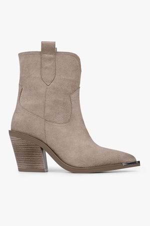 Kadın Bronc Vizon Süet Kovboy Bot