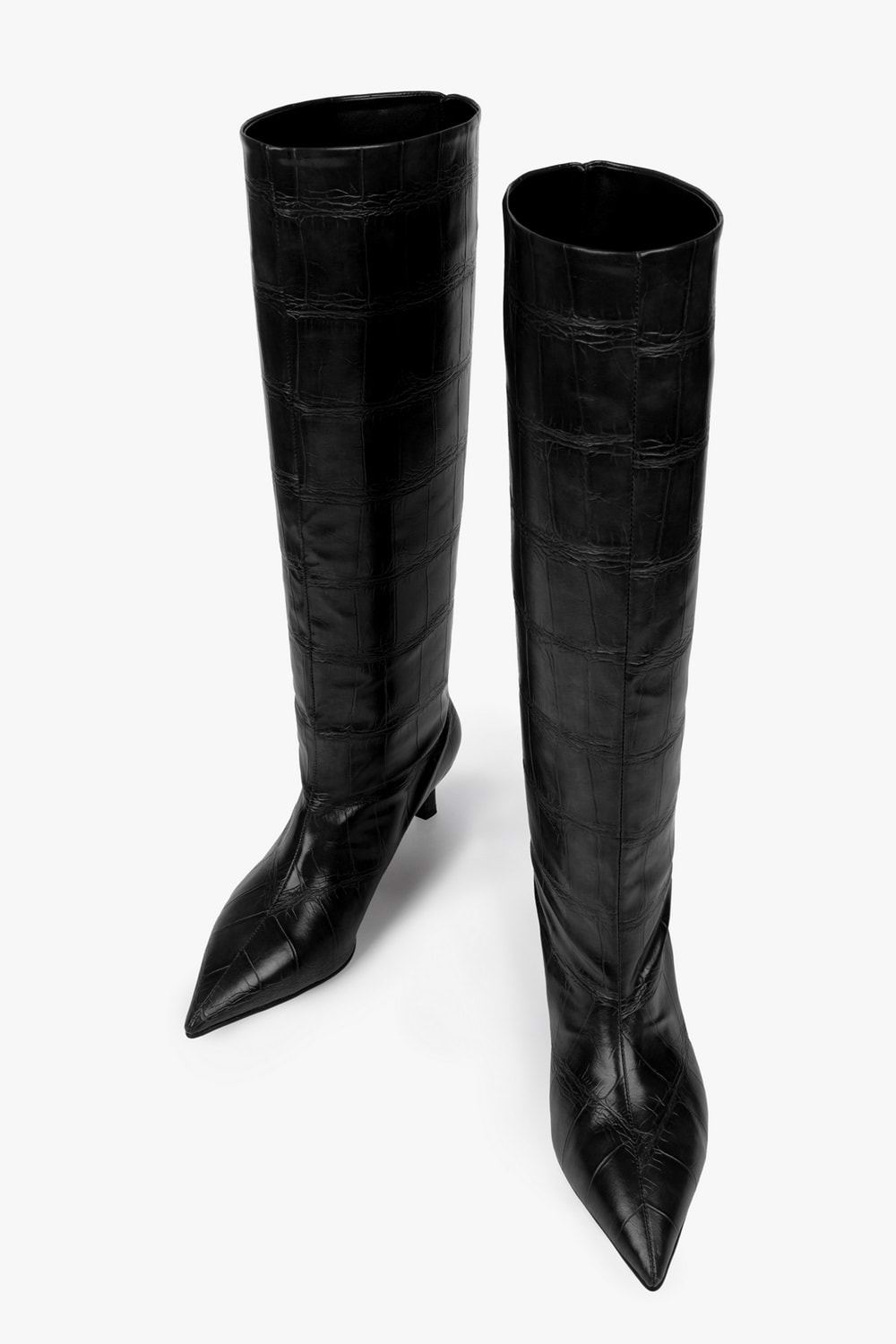 Kadın Kaia Siyah Kroko Çizme