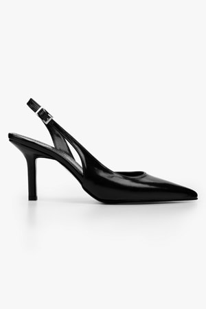 Kadın Zenvia Siyah Cilt Stiletto